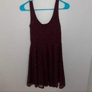 AEROPOSTALE Maroon Dress